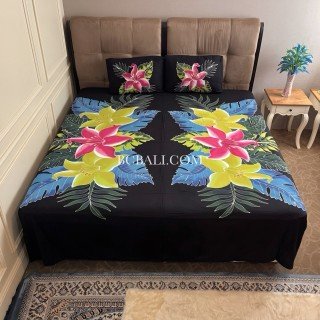 Hot Sale Rayon Bedsheet Hand Painted by Balinese Artisans